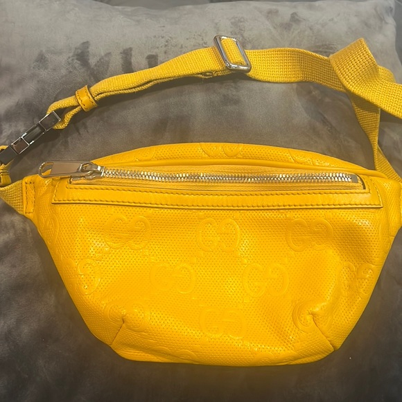 Gucci Bags Gucci Fanny Pack Yellow Small Poshmark